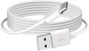 USB A to USB C Cable USB Car play Data Cable for MacBook, iPhone 16E 16 15,16 15 Plus,16 15 Pro Max Charger Charging Cord,iPad 10th Gen,iPad Air 5th/4th Gen,Mini 6th Gen,iPad Pro 12.9 USB Type C,White