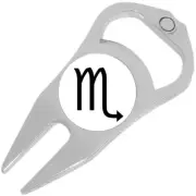 Scorpio Zodiac Golf Ball Marker Divot Repair Tool Bottle Opener