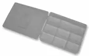 ELECTROVISION - 8 Compartment Organiser Box Clear - 42mm x 185mm x 142mm