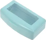 WOFASHPURET Nail Art Tool Cleaning Tray Organizer Compact Manicure Box for Nail Clippers Tweezers Durable Storage Case Beauty Clinic Home Use