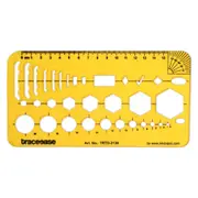 Geometric Combination Template Drafting Tools Geometry Stencil Designing Measuring Ruler