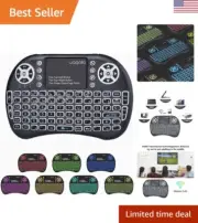 Portable Backlit Keyboard Touchpad Mouse for Smart Devices - Plug and Play