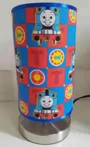 thomas tank engine Bedside touch lamp night light fabric shade nursery baby bulb