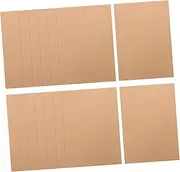 IWOWHERO 100 Sheets Kraft Cardstock Card Stock Printer Paper Flashcards Index Cards Greeting Cards Blank White Cards and Envelopes Card Making Hard Paper Brown Paper Plain Cards Kraft Paper