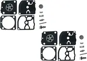 Carburetor Repair/Rebuild Kit Replaces ZAMA RB-99 for Zama C1Q-S68 C1Q-S105 C1Q-S111 C1Q-S115 C1Q-S116 Stihl BG45 65 85 FH75 (Pack of 2)