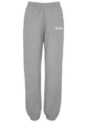 Jacquemus Le Jogging Logo Cotton Sweatpants - Grey - L L