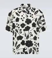 [Jacquemus] Jacquemus Jean printed linen shirt UK 15 multicoloured