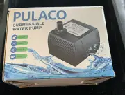 PULACO 50GPH 3Watt Mini Submersible Water Pump for Aquarium Fish Tank, Pond