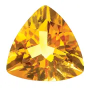 Gemstone Citrine Aa Quality 10mm Trillion