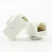 10 X CAT6 RJ45 Keystone Inline Coupler Extender Adapter Wall Plate Patch Panel