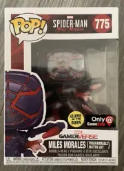 Funko Pops! Miles Morales (Matter Suit) Gamestop Exclusive + Pop Protector