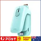 2 In 1 Mini Sealer Cutter Handheld Heat Vacuum Sealer for Plastic Bags (Green) A