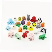 25PCS Mini Animal Collection, Flexible 3D Printed Fidget Toys, animal-25pcs