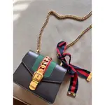 GUCCI 古馳 肩背包 SYLVIE系列 日本直送 二手