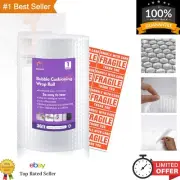 Recycled 12in x 36ft Bubble Packing Wrap - Premium Cushioning for Fragile Items