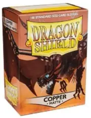 Dragon Shield Standard Size Card matte Sleeves COPPER Magic Pokemon 100 box MIX