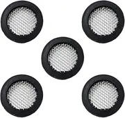 5 Pieces Seal O Ring Gasket Filter Net Shower Head Stainless Steel Gasket Rubber Washer With 40 Mesh for 1/2 Inch Shower Heads, Pump, Garden Hose, Gun, Wand and Lance