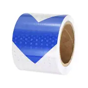 Reflective Tape, 1Roll 66 Ftx4-Inch Safety Tape, Arrow Blue White