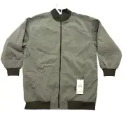 Lululemon Oversized Fit Non Stop Bomber Jacket Reversible Sage Olive Green Sz 8
