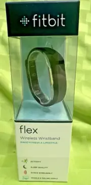 AUTHENTIC Fitbit Flex Wireless Activity Sleep Wristband Black New Sealed FB401BK