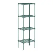 Regency 18" Wide NSF Green Epoxy 4-Shelf Kit with 74" Posts WS-460EG1824K74