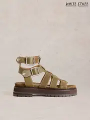 White Stuff Green Alexa Gladiator Sandals (F48286) | $196