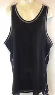 Womens Adidas Var Layer Tank O28630 Black ClimaLite Lightweight Tank Top