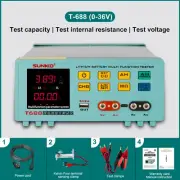 T-688 0-84V Li Battery Group Tester for Internal Resistance/Voltage/Capacity