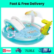 Intex Gator Play Center Inflatable Kiddie Pool Swimming Kids Water Fun Outdoor
