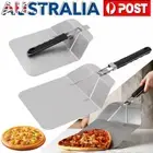 AU 1/2X Pizza Peel Shovel Spatula Baking Tray Cake Lifter Paddle Stainless Steel