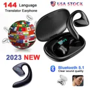 M8 Translator Earbuds 144 Language Translator Device Two Way Real Time Tran.
