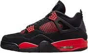 Men's Jordan 4 Retro Red Thunder Black/Multi-Color-Multi-Color (CT8527 016), Black/White-red, 13