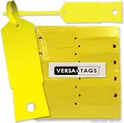 YELLOW Self-Locking Arrow Key Tags (1,000 per pack) Size 4 1/2" X 3/4" (YELLOW)