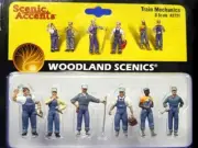 Woodland Scenics A2721 Train Mechanics Set of 6 Detail Package 1/50 027-O Scale