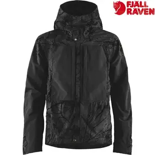 Fjallraven 瑞典北極狐 Keb Jacket 男款 軟殼外套/軍裝夾克/彈性夾克/獵裝風衣 87211 559-550 黑迷彩/黑