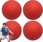 Squash Bounces Professional - Contest Squash Bounce, 4X Petite Rubber Squash Bounce High Flexibility | 2.36in Rubber Vibrant Outdoor Sports Rubber Hollow Bounce Advanced Player Drills