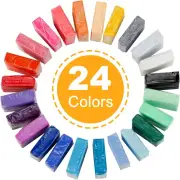 Polymer Clay Kit Oven Bake Modeling Clay Non Toxic DIY Sculpting Tools Set