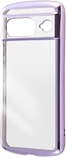 Digital Alchemist Google Pixel 8 Case, Shockproof Clear Soft Case Shock Absorption Camera Protection Design Plated Metallic Hoolem Google Pixel 8 Cover/Lavender