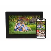 FireFly Frameo 10.1'' Wi-Fi Digital Photo Frame 32GB Storage Glass (Black)