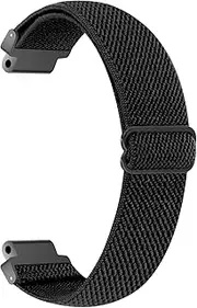 Adjustable Elastic Watch Band Compatible with Garmin Forerunner 235, Nylon Breathable Sports Replacement Wristbands for Forerunner 220/230/620/630/735XT/235Lite for Women Men