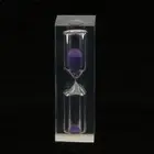 Acrylic Cuboid Hourglass Sand Clock Egg Timer Brushing