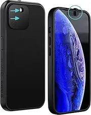 Spy-Fy iPhone 15 Privacy Case with Camera Covers Front and Rear | Magsafe compatible and Kickstand | Protect Your iPhone and Privacy | 6-Foot Drop Proof | 6,1 Inch | Camera Protection by Valenta