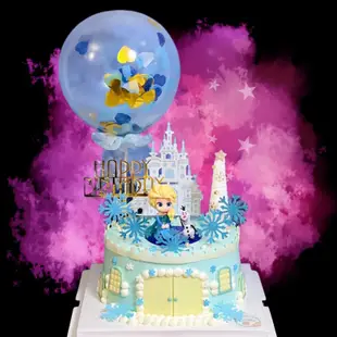 Jhouse 造型蛋糕/冰雪奇緣蛋糕／冰雪奇緣城堡LED蛋糕／艾莎夢幻城堡蛋糕