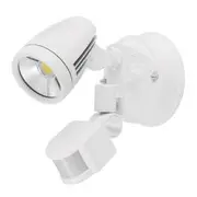Eglo Chopper 15W LED Tri Colour Single Head Outdoor Spotlight with Motion Sensor-White