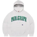 【PARAGRAPH】S10 NO.13 APPLIQUE HOODIE 雙色拼布 帽T (A款雪花灰X綠字) 化學原宿