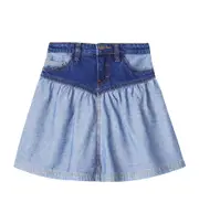 [Molo] Molo Becca paneled denim skirt Y 11/12 blue