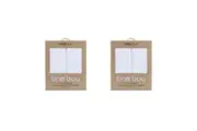 2x 2pc Bubba Blue Soft Jersey Moses Basket Fitted Baby/Newborn Bedding Sheets