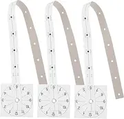 JOINPAYA 3pcs Wall Clock Measuring Ruler Positioning Scale Graduated Paper Ruler Accurate Clock Accessories Kit for Home Office Classroom