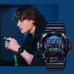 CASIO 卡西歐 G-SHOCK AI 探索虛擬彩虹系列電子錶(DW-6900RGB-1)