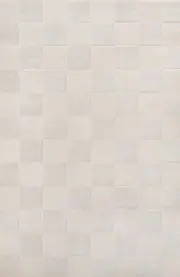 JONATHAN Y Thea Modern Geometric Checkerboard High-Low Area Rug in White/cream at Nordstrom, Size 5Ft 0In X 8Ft 0In